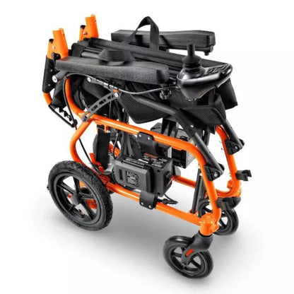 Super Handy GUT166 Foldable Electric Wheelchair Zero Turn 48V 2Ah 250W Dual Motor 4 Mile Range 330 Lbs Max Weight New - GUT166