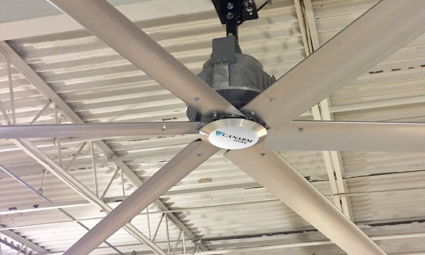 Canarm Hexa-Lite EC HVLS 20 Foot Blade Industrial Fan New - 6L20EC-230-1