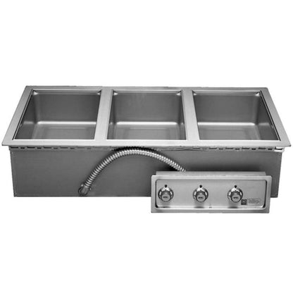 APW Wyott HFW-3 Electric Drop-In Hot Food Well Unit - AWHFW3