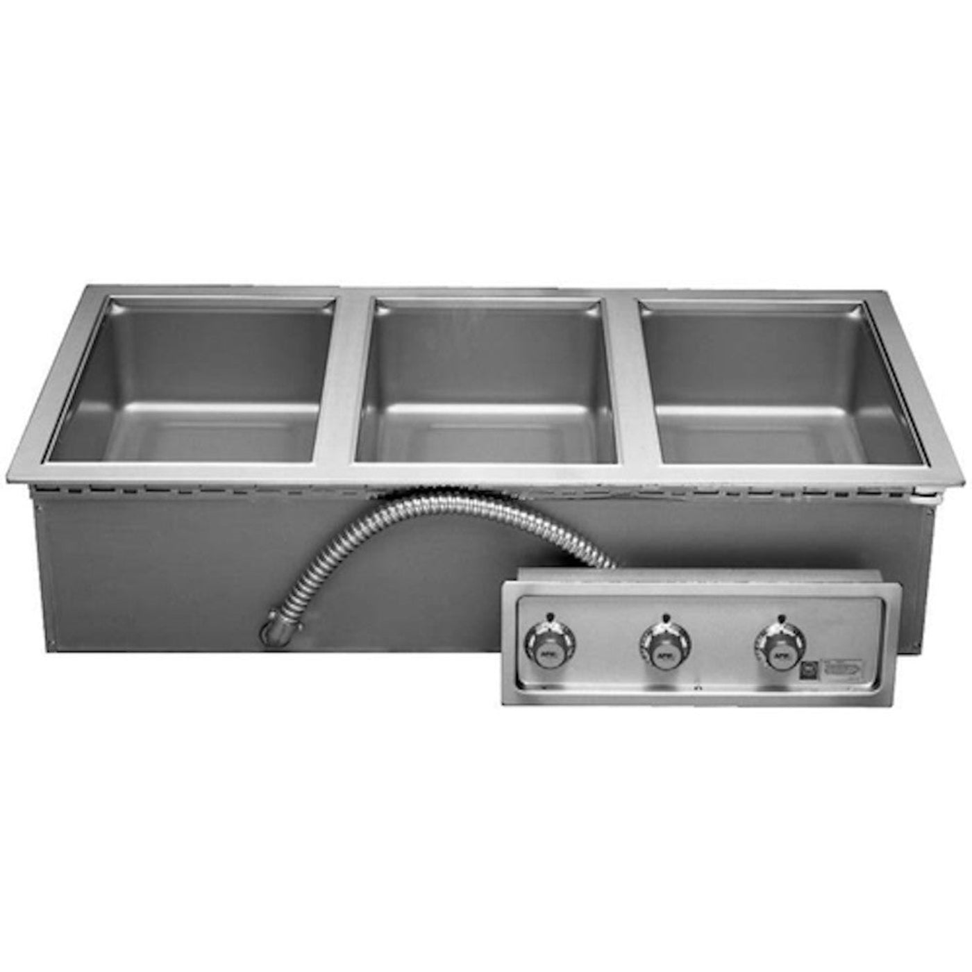 APW Wyott HFW-3 Electric Drop-In Hot Food Well Unit - AWHFW3