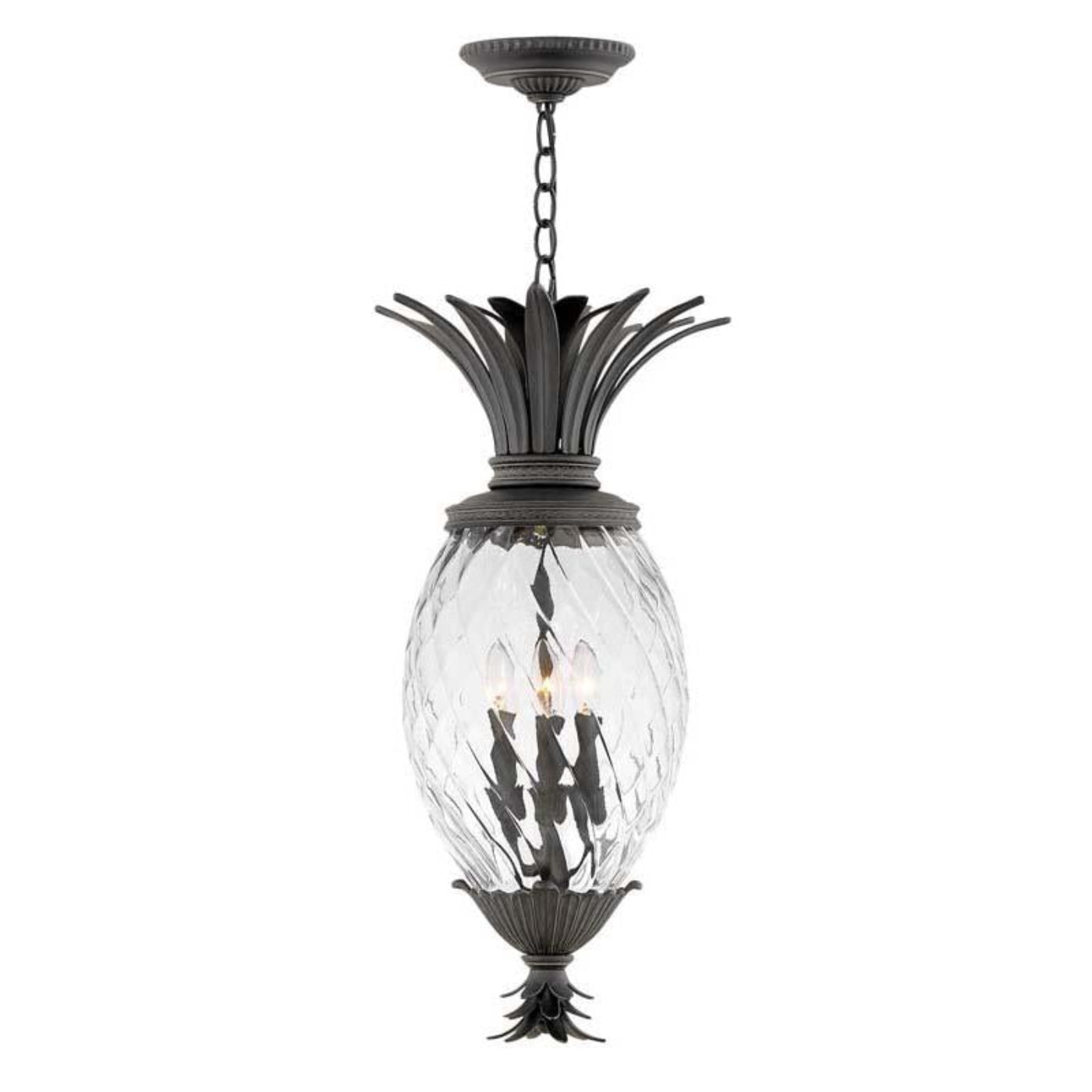 Hinkley Museum Black Outdoor Plantation Hanging Light - 2122MB