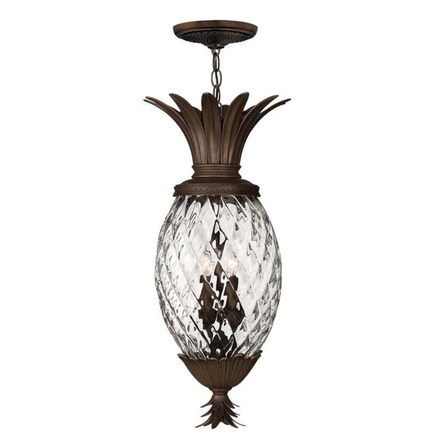 Hinkley Copper Bronze Foyer Plantation Pendant Light - 2222CB