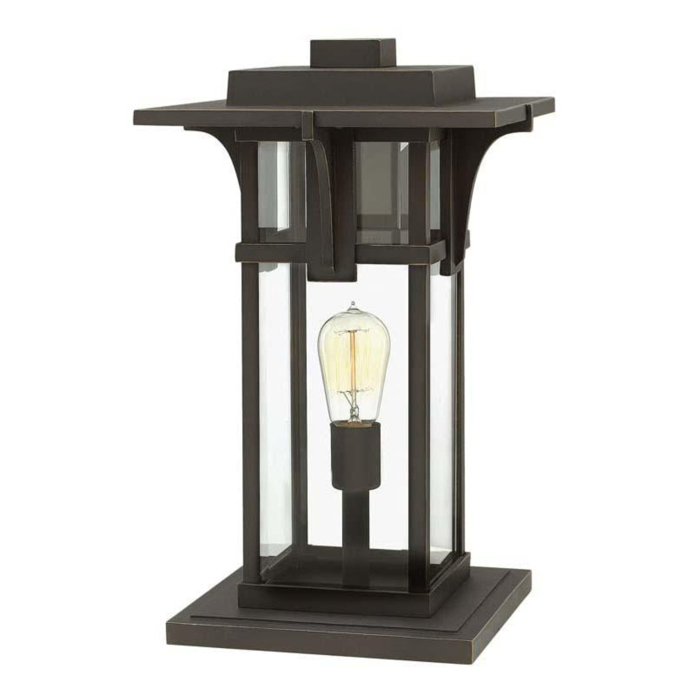 Hinkley 2327OZ Outdoor Manhattan Oil Rubbed Bronze Pier Mount Light - 2327OZ
