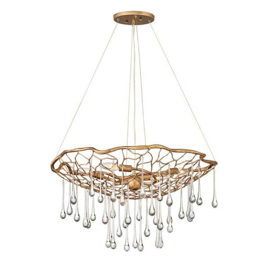 Hinkley Chandelier Laguna Burnished Gold - 45304BNG