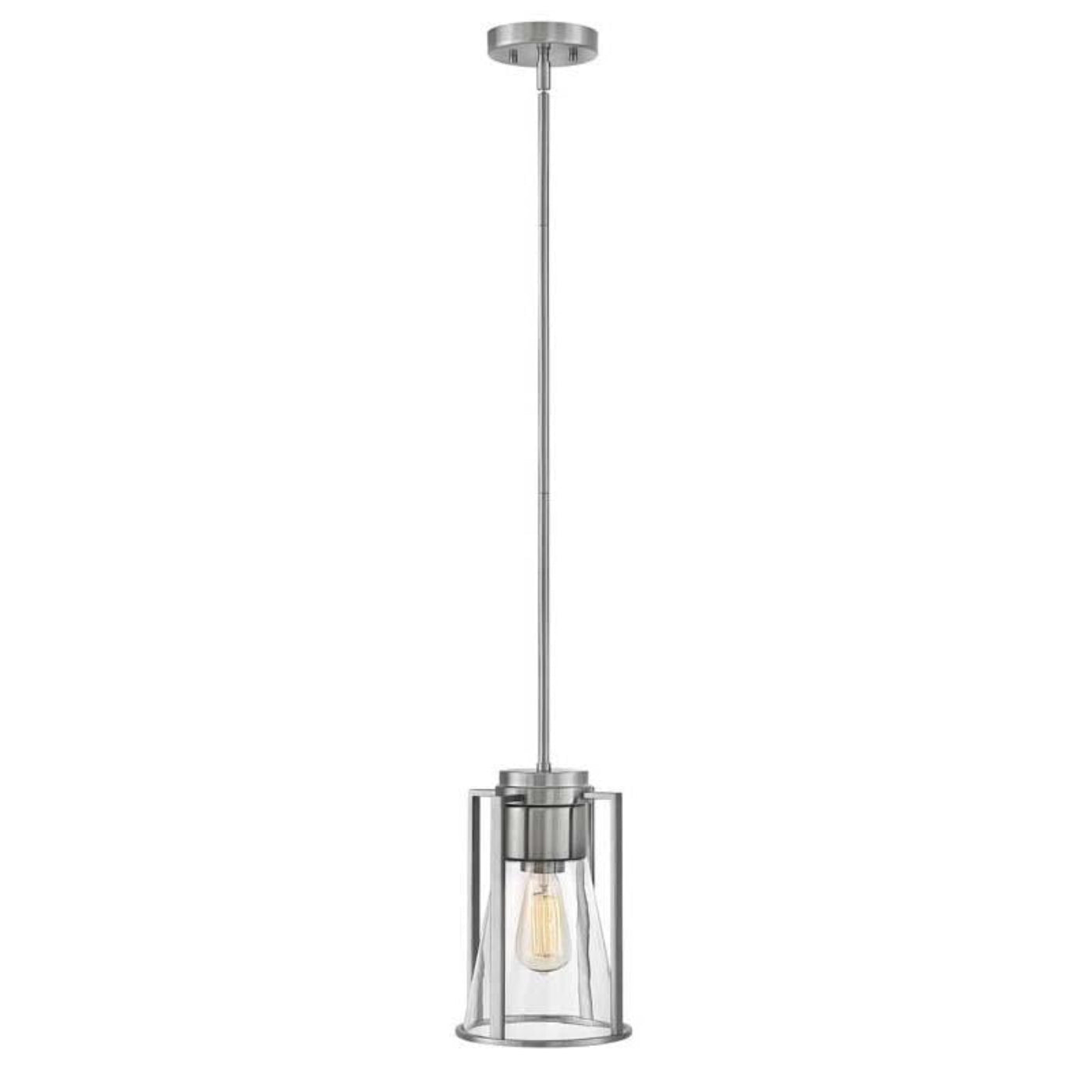Hinkley  Refinery with Clear glass Pendant Light - 63307BK-CL