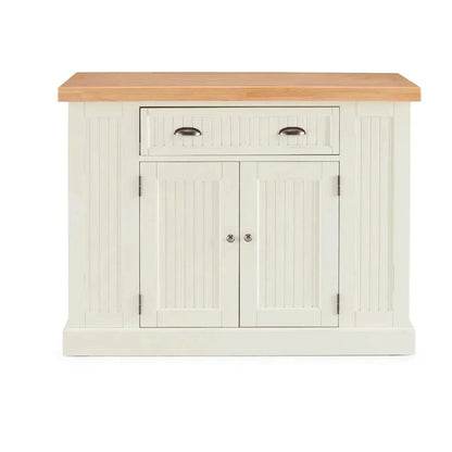 Homestyles Nantucket Off-White Kitchen Island 5022-94N