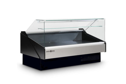 Hydra-Kool  | 101" Wide Remote Flat Glass Packaged Meat Deli Display Case - KPM-FG-100-R