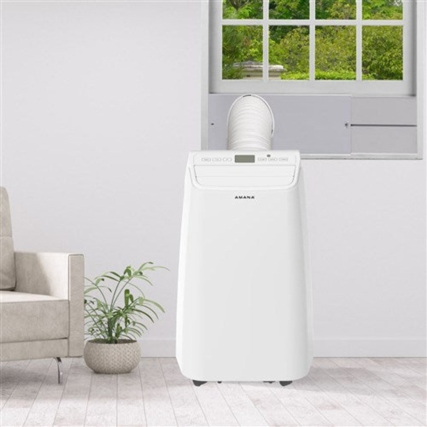 Amana - 13,000 BTU Portable AC Heat/Cool  -  AMAP14HAW