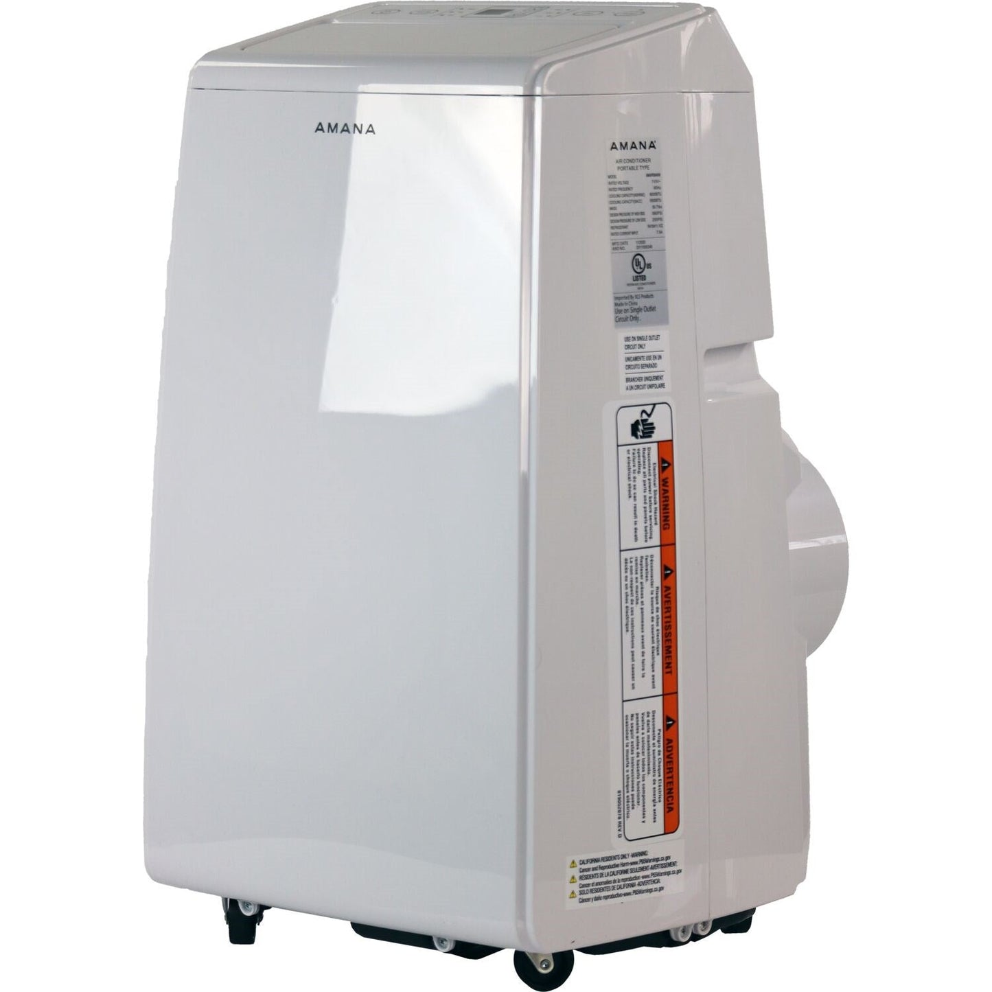 Amana - 8,000 BTU Portable AC  - AMAP084AW