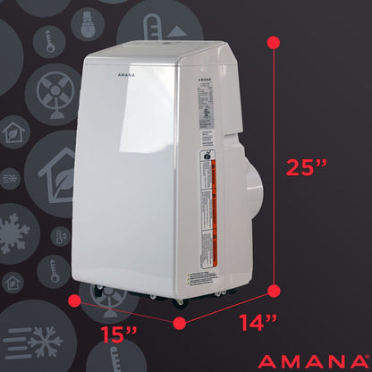 Amana - 7,000 BTU Portable Air Conditioner with Dehumidifer  -  AMAP064AW