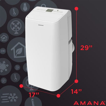 Amana - 13,000 BTU Portable AC Heat/Cool  -  AMAP14HAW