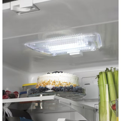 GE 27-cu ft French Door Refrigerator with Ice Maker and Water dispenser (White) ENERGY STAR