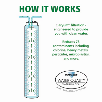 A.O. Smith Advanced Direct Connect Single-stage Carbon Block Under Sink Water Filtration System - Item # 12231962 | Model # AO-MF-ADV