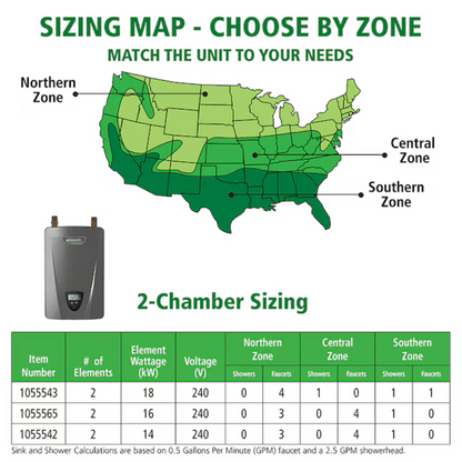 A.O. Smith Signature Series 240-Volt 18-KW 1.6-GPM Tankless Electric Water Heater - R2VR-180E