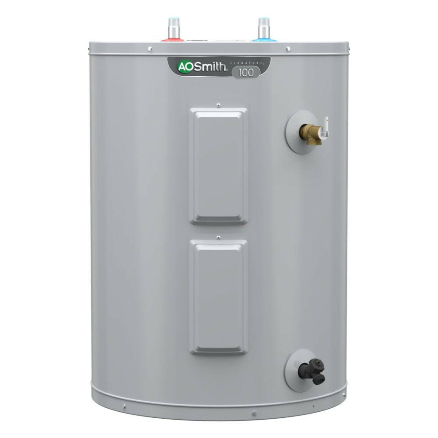 A.O. Smith  Signature 100 38-Gallon Lowboy  4500-Watt Double Element Electric Water Heater - Item #816156 | Model #E6-40L45DVB