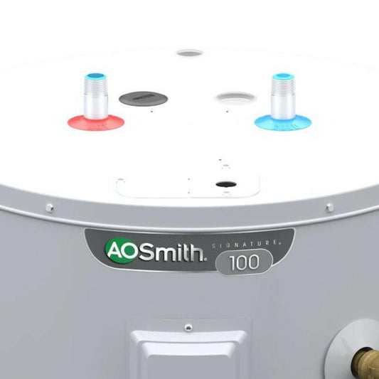 A.O. Smith  Signature 100 38-Gallon Lowboy  4500-Watt Double Element Electric Water Heater - Item #816156 | Model #E6-40L45DVB