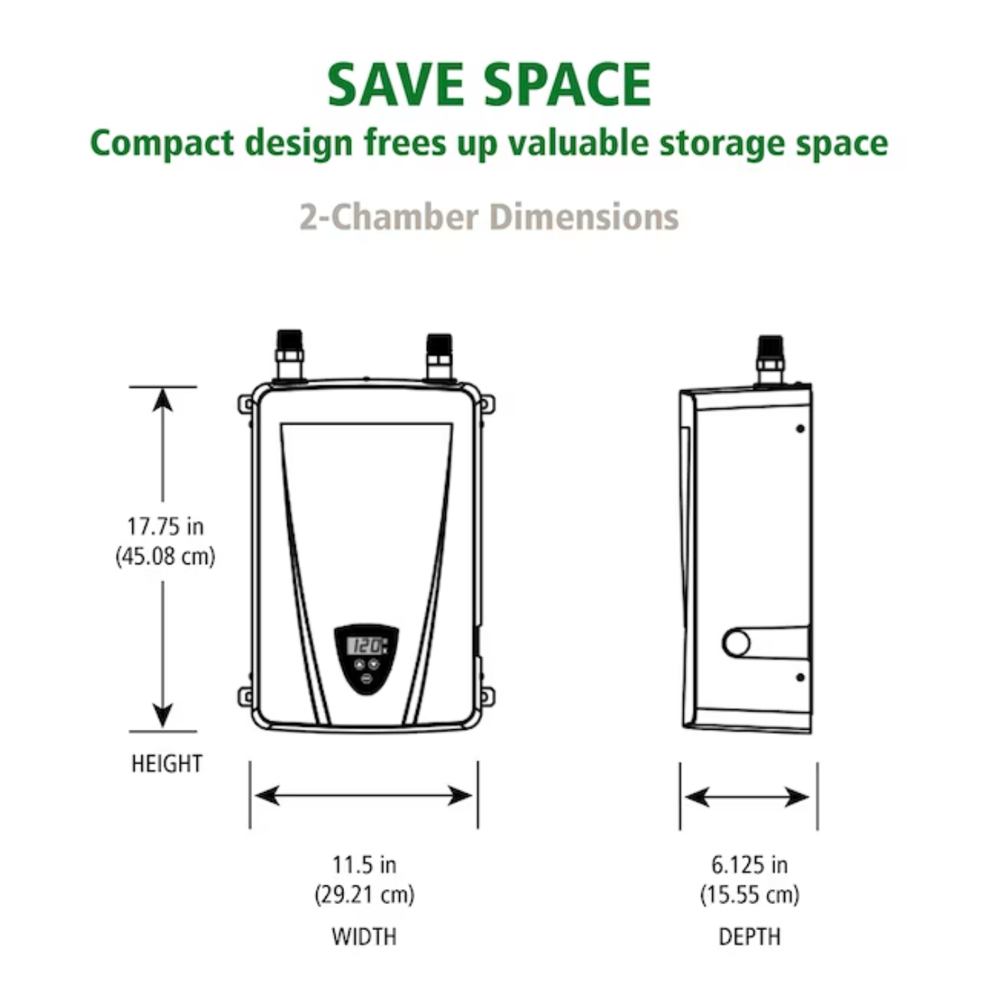 A.O. Smith Signature Series 240-Volt 14-KW 1.6-GPM Tankless Electric Water Heater - R2VR-140E