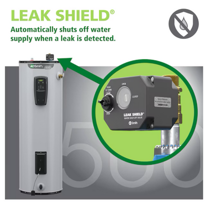 A.O. Smith Signature 500 50-Gallon Short5500-Watt Double Element Smart Electric Water Heater with Leak Detection & Automatic Shut-Off - Item #3806367 | Model #EE12-50R55DVF