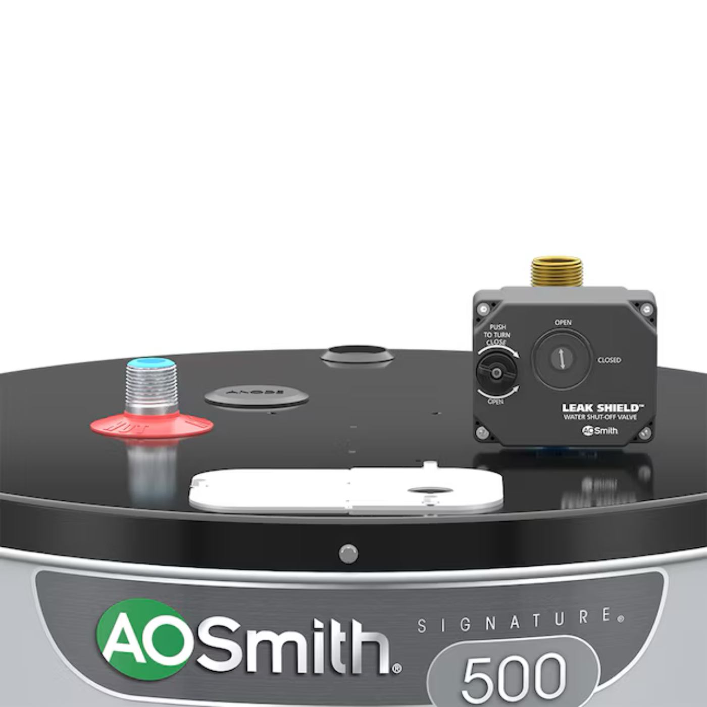 A.O. Smith A. O. Smith Signature 500 Series 40-Gallon Tall Icomm Smart Connectivity 5500-watt Double Element Electric Water Heater - Item #3806366 | Model #EE12-40H55DVF