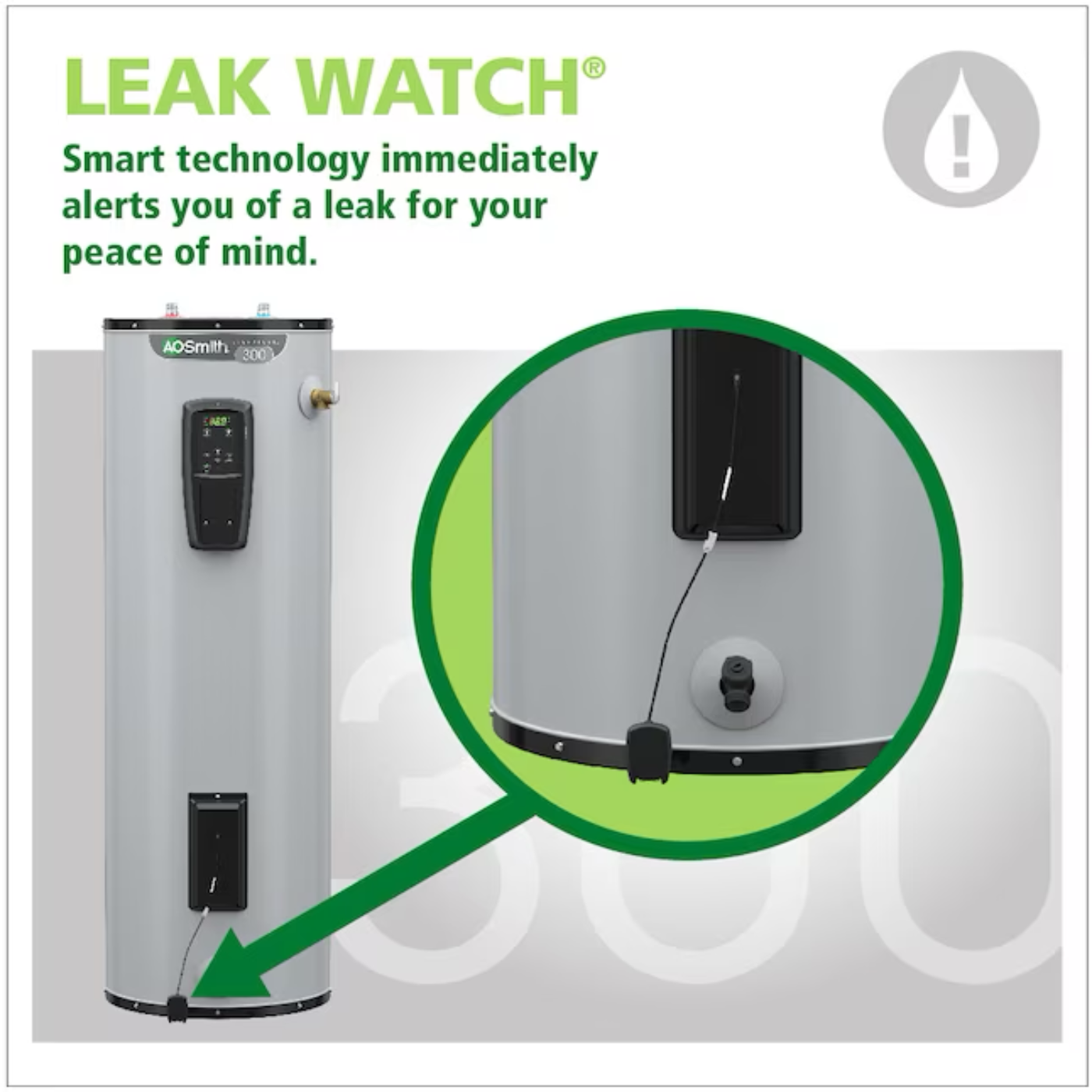 A.O. Smith Signature 300 50-Gallons Short  5500-watt Double Element Smart Electric Water Heater with Leak Detection - Item #3806370 | Model #EE9-50R55DV