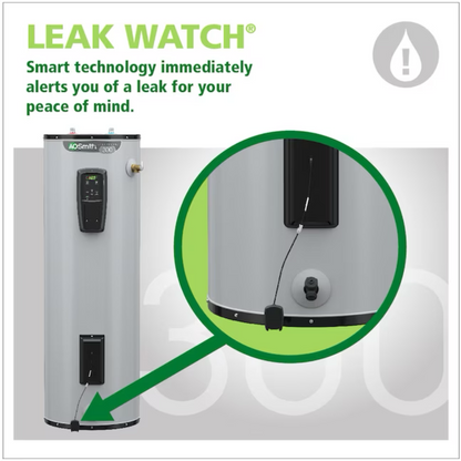 A.O. Smith Signature 300 50-Gallons Short  5500-watt Double Element Smart Electric Water Heater with Leak Detection - Item #3806370 | Model #EE9-50R55DV