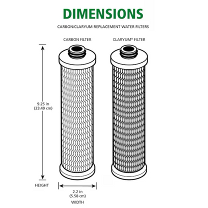 A.O. Smith Clean Water System with RO Boost Carbon Block Under Sink Replacement Filter - AO-4000-CARBON