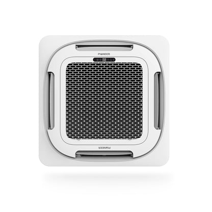Pioneer Quantum Ultra 12,000 BTU 21 SEER2 230V 8-Way Ceiling Cassette Ductless Mini-Split Air Conditioner Inverter Heat Pump Full Set - CYT012GLSI24RL-10S