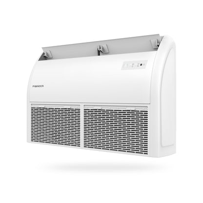 Pioneer Quantum Ultra 18,000 BTU 20.5 SEER2 230V Floor/Ceiling/Low-Wall Ductless Mini-Split Air Conditioner Inverter Heat Pump Full Set - UYT018GLSI24RL-10S
