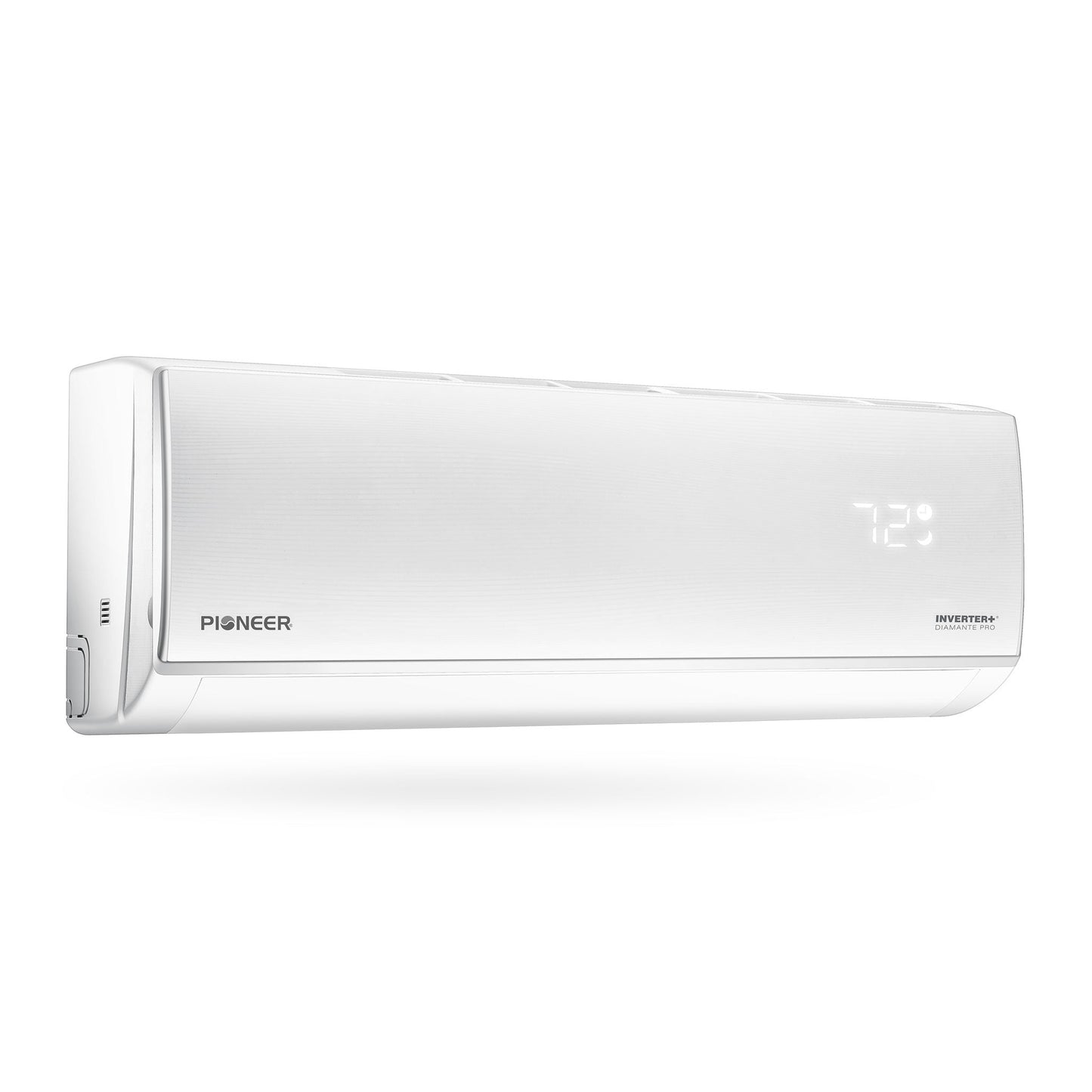Pioneer Diamante Pro 9,000 BTU 20 SEER2 230V High-Wall Ductless Energy-Star Mini-Split Air Conditioner Inverter Heat Pump with 16 Ft. Kit - WYT009GLSI20RL