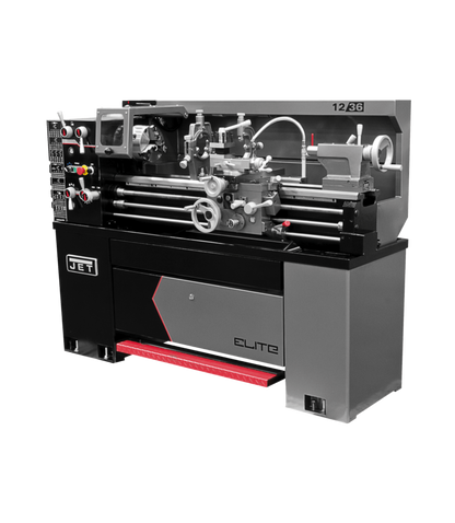 JET Elite Lathe E-1236VS with ACU-RITE 303 CSS DRO with Taper Attachment and Collet Closer - JT9-892318