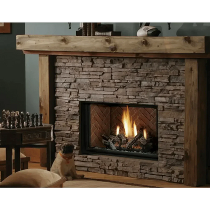 Kingsman Fireplaces 36 Inch Zero Clearance Direct Vent Gas Fireplace in IPI Ignition - HBZDV3628