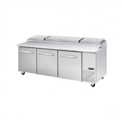 Kool-It  93" Wide 3 Door Pizza Prep Table - KPT-93-3