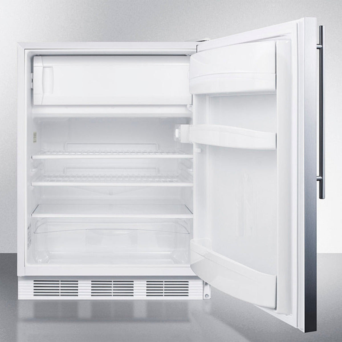 Accucold Summit - 24" Wide Built-In Refrigerator-Freezer, ADA Compliant  -  CT66LWBISSHVADA