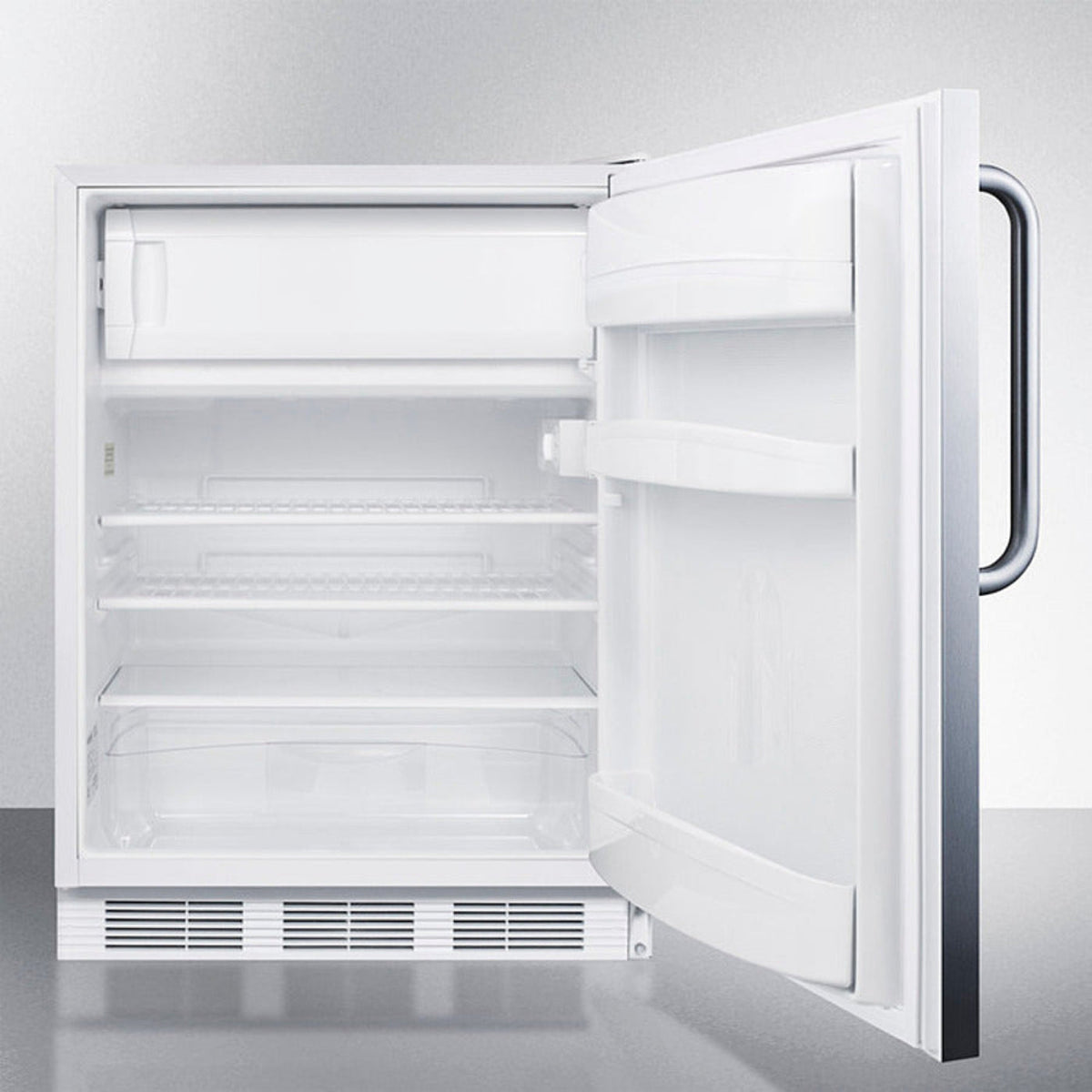 Accucold Summit - 24" Wide Built-In Refrigerator-Freezer, ADA Compliant  -  CT66LWBISSTBADA