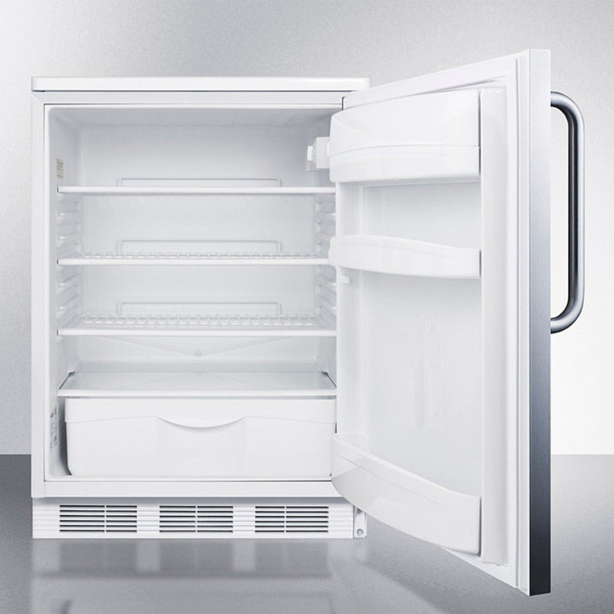 Summit - 24" Wide Built-In All-Refrigerator -  FF6LWBI7SSTB