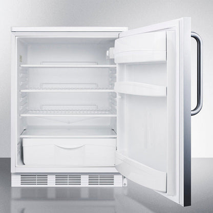 Summit - 24" Wide Built-In All-Refrigerator -  FF6LWBI7SSTB