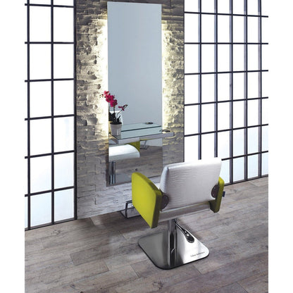 Salon Ambience Lunar Mirror Styling Station w/ Storage