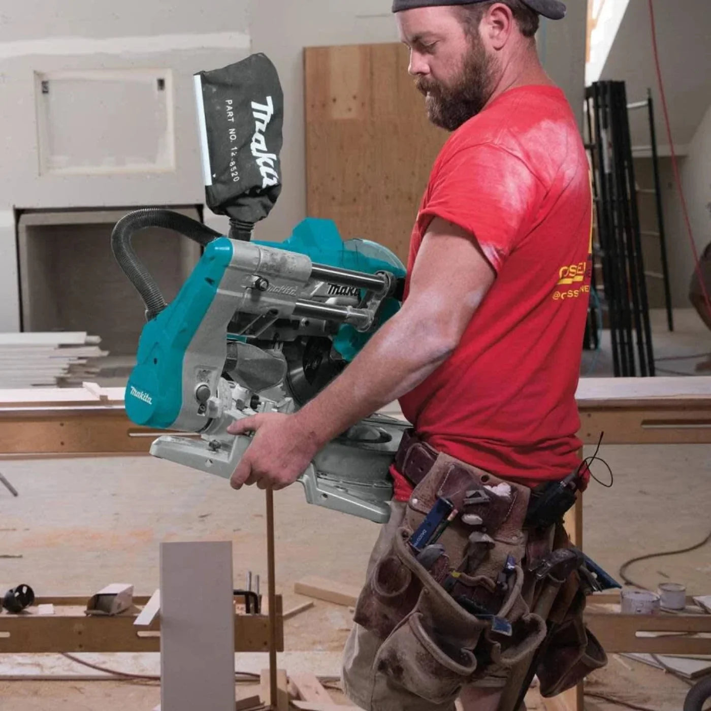Makita 18V x2 LXT Lithium-Ion (36V) Brushless Cordless 10" Dual-Bevel Sliding Compound Miter Saw with Laser Kit  - XSL06PT