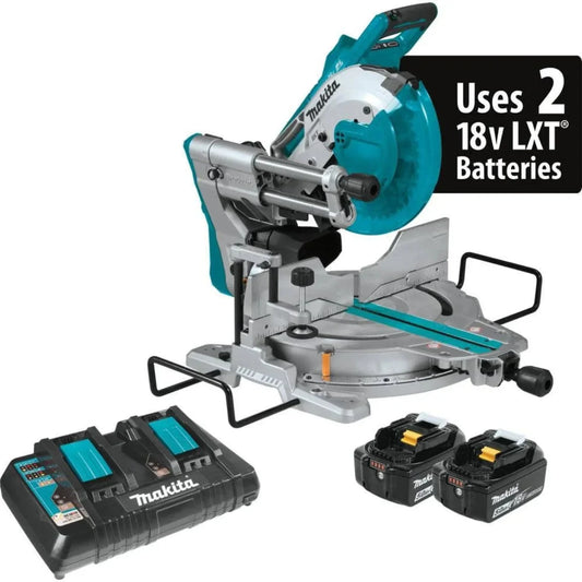 Makita 18V x2 LXT Lithium-Ion (36V) Brushless Cordless 10" Dual-Bevel Sliding Compound Miter Saw with Laser Kit  - XSL06PT
