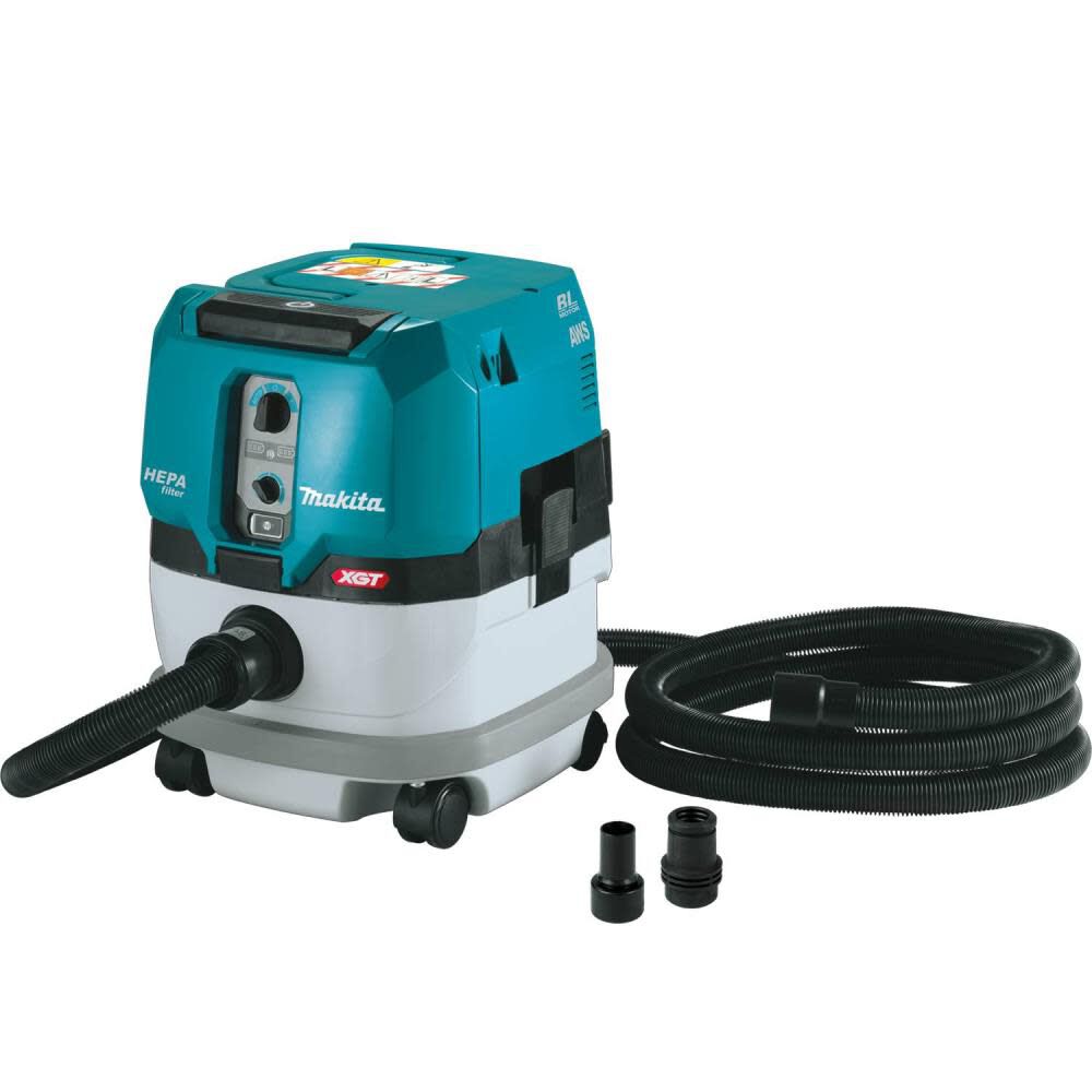 Makita (GCV02PMX) 40V Max XGT Brushless Cordless 2.1 Gallon HEPA Filter Dry Dust Extractor Kit