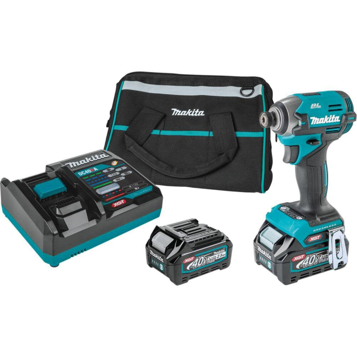 Makita 40V Max XGT Impact Driver 2.5Ah Kit - GDT02D