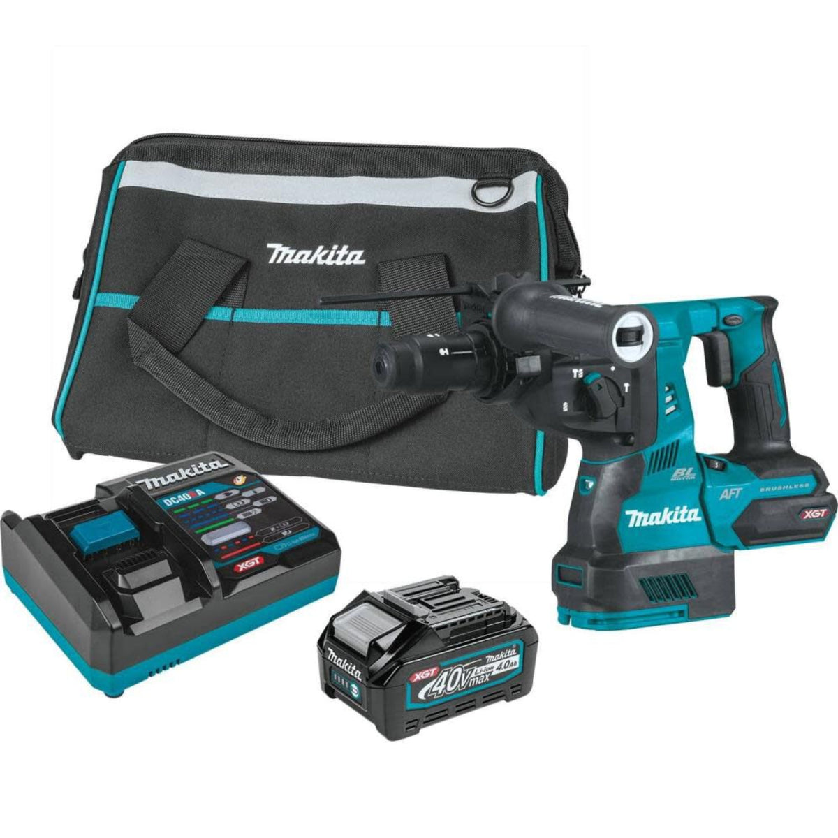 Makita 40V Max XGT️ Rotary Hammer Kit 1-1/8in AVT - GRH02M1