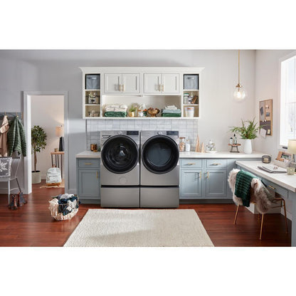 WHIRLPOOL WED5720RR 7.4 cu. ft. Smart Front Load ENERGY STAR® Electric Dryer with Wrinkle Shield™ Option Silver