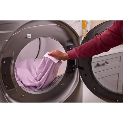 WHIRLPOOL WED5720RR 7.4 cu. ft. Smart Front Load ENERGY STAR® Electric Dryer with Wrinkle Shield™ Option Silver