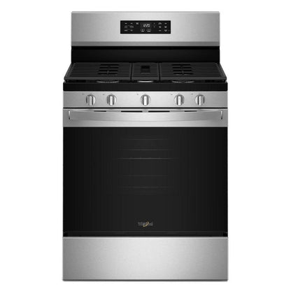 WHIRLPOOL 30-inch Gas Range with Air Cooking Technology and Steam Clean in Stainless Steel - WFGS4530SS