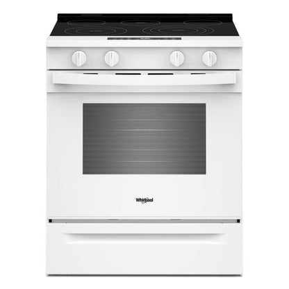 WHIRLPOOL 30-inch Electric Smart Range with Air Cooking Technology White - WSES5030SW