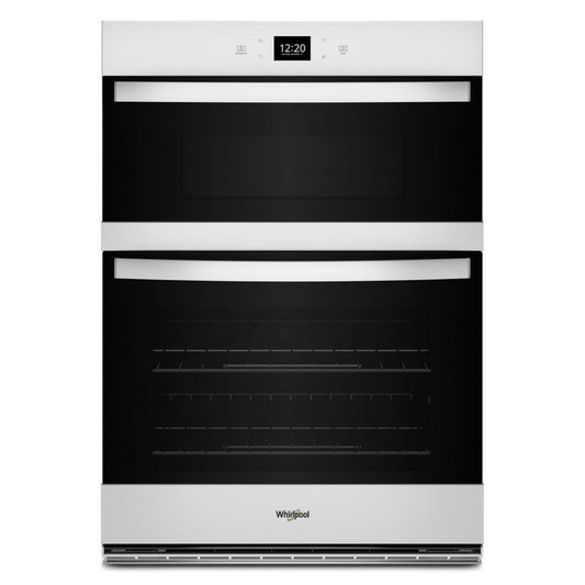 WHIRLPOOL 5.7 Total Cu. Ft. Combo Wall Oven with Air Fry When Connected White - WOEC5027LW