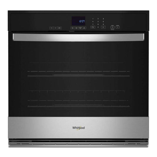 WHIRLPOOL 30-Inch Single Self-Cleaning Wall Oven - 5.0 Cu. Ft. Stainless - WOES3030LS