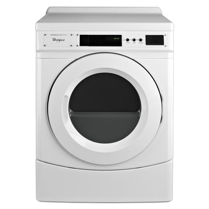 WHIRLPOOL COMMERCIAL 27" Commercial Electric Front-Load Dryer, Non-Vend White - CED9160GW