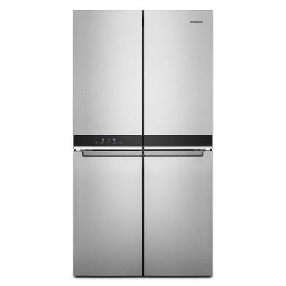 WHIRLPOOL 36-inch Wide Counter Depth 4 Door Refrigerator - 19.4 cu. ft. in Stainless Steel - WRQA59CNKZ